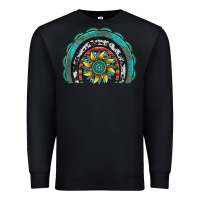 Black gemstone sunflower  rainbow Premium Sweatshirt - Artiststas