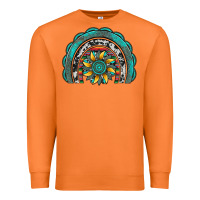 Carrot gemstone sunflower  rainbow Premium Sweatshirt - Artiststas
