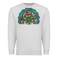 Dove Grey gemstone sunflower  rainbow Premium Sweatshirt - Artiststas