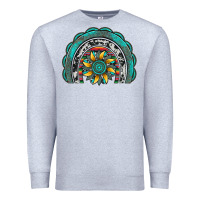Heather Grey gemstone sunflower  rainbow Premium Sweatshirt - Artiststas