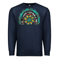 Navy gemstone sunflower  rainbow Premium Sweatshirt - Artiststas
