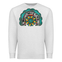 Oatmeal Heather gemstone sunflower  rainbow Premium Sweatshirt - Artiststas