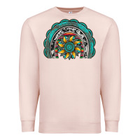 Pale Pink gemstone sunflower  rainbow Premium Sweatshirt - Artiststas