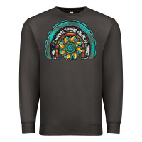 Smoke gemstone sunflower  rainbow Premium Sweatshirt - Artiststas