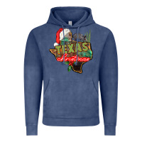 Vintage Denim texas christmas Vintage Hoodie - CowGirlArtShop
