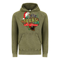 Vintage Olive texas christmas Vintage Hoodie - CowGirlArtShop