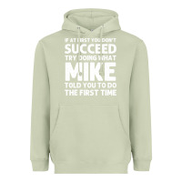 Matcha mike gift name personalized birthday funny christmas joke Heavyweight Hoodie - minhPixels