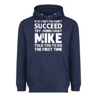 Navy mike gift name personalized birthday funny christmas joke Heavyweight Hoodie - minhPixels