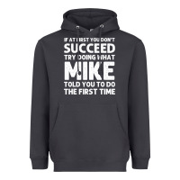 Smoke mike gift name personalized birthday funny christmas joke Heavyweight Hoodie - minhPixels