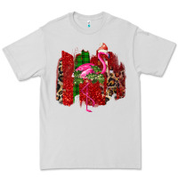 Dove Grey Christmas Flamingo Premium Tee - Bettercallsaul
