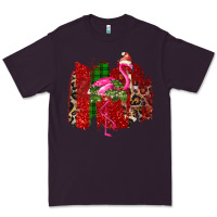 Plum Christmas Flamingo Premium Tee - Bettercallsaul