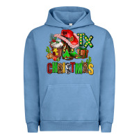 Pigment Pebble Blue tx christmas cowgirl Urban Hoodie - AdoDesignShop
