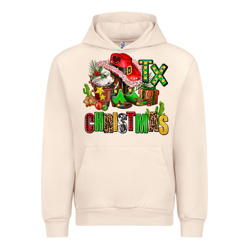 Tx Christmas Cowgirl Urban Hoodie by AdoDesignShop | Teevron