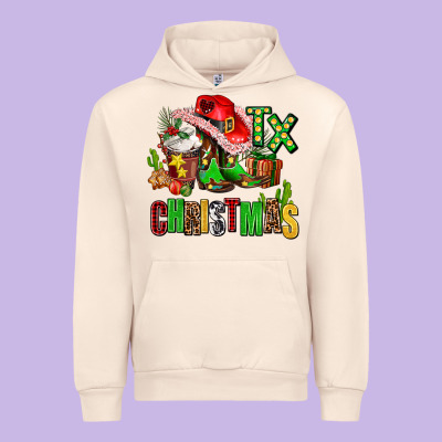 Tx Christmas Cowgirl Urban Hoodie Designed By Adodesignshop