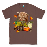 Chestnut Heifer with Pumpkins Classic Tee - texasbilliewilder