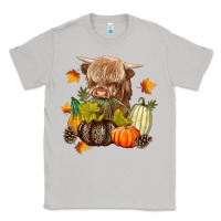 Moon Dust Heifer with Pumpkins Classic Tee - texasbilliewilder