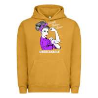 Pigment Peanut Butter Domestic Violence Warrior Unbreakable Awareness Gift Urban Hoodie - minhPixels