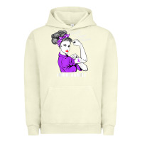 Pigment Pistachio Domestic Violence Warrior Unbreakable Awareness Gift Urban Hoodie - minhPixels