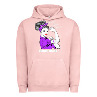 Pigment Salmon Domestic Violence Warrior Unbreakable Awareness Gift Urban Hoodie - minhPixels