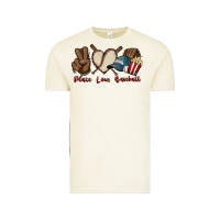 Vintage Arctic Peace love Baseball Vintage Tee - HowdyJamesFarm