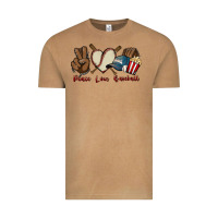 Vintage Camel Peace love Baseball Vintage Tee - HowdyJamesFarm