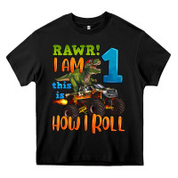 Black rawr i am one this is how i roll Heavy Core Tee - Artiststas