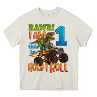 Cream rawr i am one this is how i roll Heavy Core Tee - Artiststas
