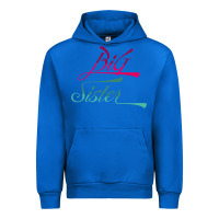 Cobalt Big Sister love Big Sis Gift ba Urban Hoodie - minhPixels