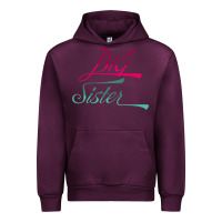 Mauve Wine Big Sister love Big Sis Gift ba Urban Hoodie - minhPixels