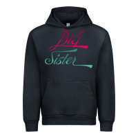 Navy Big Sister love Big Sis Gift ba Urban Hoodie - minhPixels