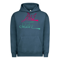 Pigment Midnight Navy Big Sister love Big Sis Gift ba Urban Hoodie - minhPixels