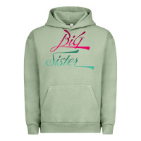 Pigment Oil Green Big Sister love Big Sis Gift ba Urban Hoodie - minhPixels
