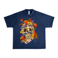 Navy Sorta sweet sorta spooky Urban Heavy Tee - RanaPortraitStore