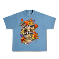 Pebble Blue Sorta sweet sorta spooky Urban Heavy Tee - RanaPortraitStore