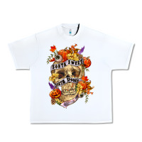 White Sorta sweet sorta spooky Urban Heavy Tee - RanaPortraitStore