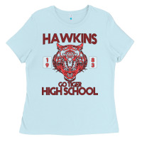 Baby Blue Go Tiger High School Ladies Tee - Bettercallsaul