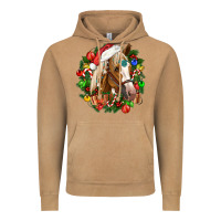 Vintage Camel horse christmas wreath Vintage Hoodie - CowGirlArtShop