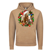 Vintage Coffee horse christmas wreath Vintage Hoodie - CowGirlArtShop