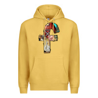 Antique Gold farm life alphabet lowercase letters f Premium Hoodie - BundleAndBundleShop