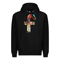 Black farm life alphabet lowercase letters f Premium Hoodie - BundleAndBundleShop