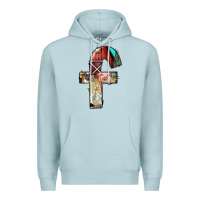 Blue Mist farm life alphabet lowercase letters f Premium Hoodie - BundleAndBundleShop