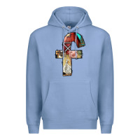 Colony Blue farm life alphabet lowercase letters f Premium Hoodie - BundleAndBundleShop