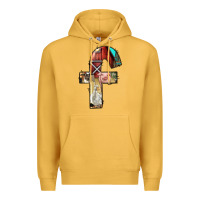 Mustard farm life alphabet lowercase letters f Premium Hoodie - BundleAndBundleShop
