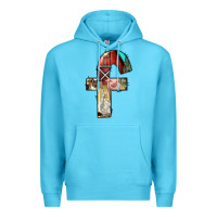 Ocean Blue farm life alphabet lowercase letters f Premium Hoodie - BundleAndBundleShop