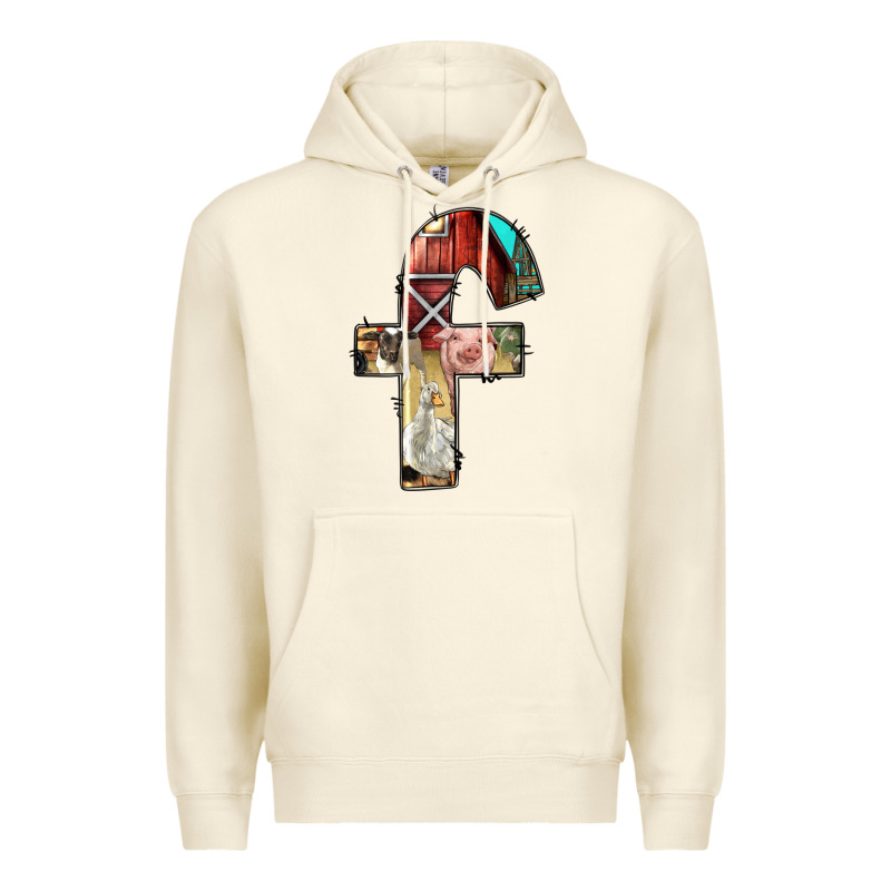 Farm Life Alphabet Lowercase Letters F Premium Hoodie by BundleAndBundleShop | Teevron