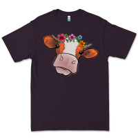 Plum Cow With Flowers Premium Tee - Bettercallsaul