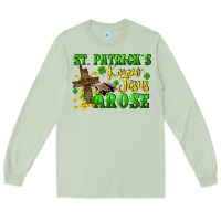 Matcha St. Patrick's know Jesus arose Long Sleeve Tee - CowGirlArtShop