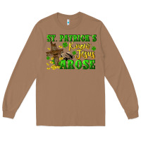 Toasted Coconut St. Patrick's know Jesus arose Long Sleeve Tee - CowGirlArtShop