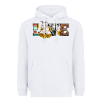 White love goats serape cowhide leopard goat family Heavyweight Hoodie - Artiststas