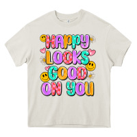 Cream happy looks good on you Heavy Core Tee - Artiststas